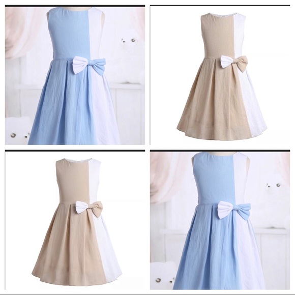 New Beautiful dress comes blue or beige - Picture 1 of 8